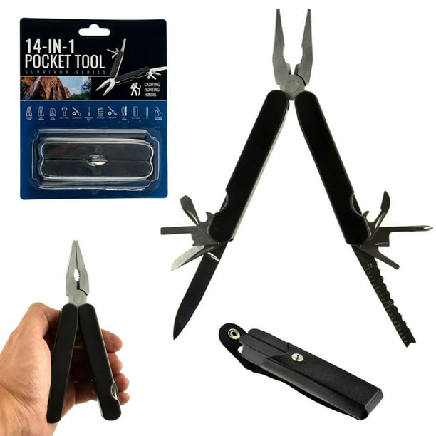 22 In1 Multi Tool Fishing Gear Credit Card Outdoor Survival Camping Set